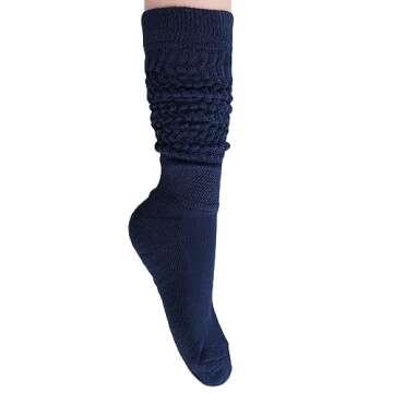 Amazon Slouch Socks for Women in Navy, Gray, White
