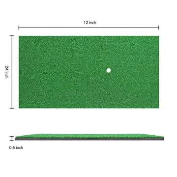 TRUEDAYS Golf Mat for Indoor & Outdoor Golfing Practice