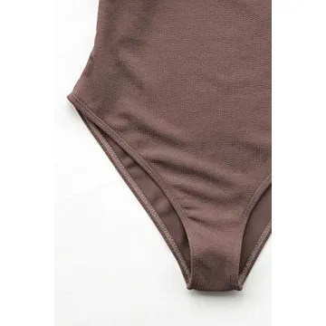 CUPSHE Elegant One Shoulder Ruffled Swimsuit for Women