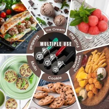 Saebye Cookie Scoop Set: Perfect for Baking & Desserts