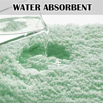 Soft & Absorbent Large Microfiber Bath Rug for Bathroom