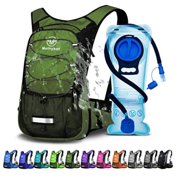 Mothybot Hydration Backpack - Insulated 2L Pack for Hiking and Camping