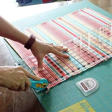 SOMOLUX Rotary Cutter Blades 45mm 10 Pack Refill Fits OLFA,DAFA,Truecut Replacement, Quilting Scrapbooking Sewing Arts Crafts,Sharp and Durable