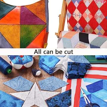 SOMOLUX Rotary Cutter Blades 45mm 10 Pack Refill Fits OLFA,DAFA,Truecut Replacement, Quilting Scrapbooking Sewing Arts Crafts,Sharp and Durable