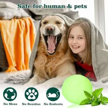 Mouse Rodent Repellent, 48 Pack Peppermint Lemon Mice Repellent for Squirrel Rats Spider Pests, Natural Repellent for Kitchen, Warehouse, Car, Indoor, Outdoor, Safe for Pets & Family