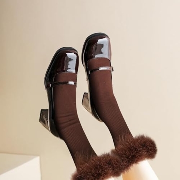 Violet Mist Cute Feather Socks for Women and Girls