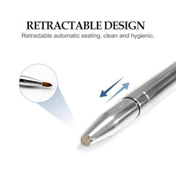Quacc Retractable Lip Brush for Perfect Applications