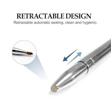 Quacc Retractable Lip Brush for Perfect Applications
