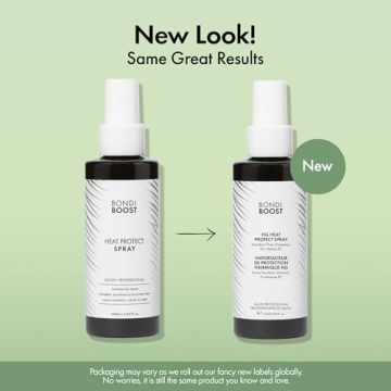 BondiBoost Heat Protectant Spray 4.23 fl oz - Thermal Hair Protection from Heat Styling - Light Weight Formula - Sulfate + Paraben Free, for Women + Men - Vegan/Cruelty-Free - Australian Made