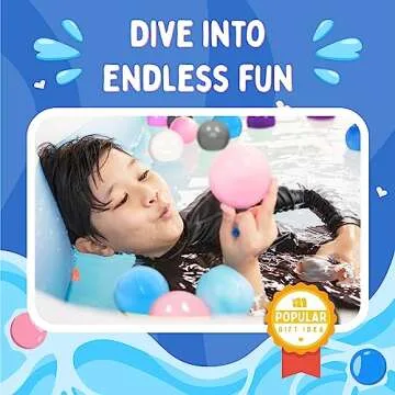 Playz 50 Mini Ball Pit Balls - Princess Edition - Soft, Plastic Mini Play Balls - Small, No Sharp Edges, Super Safe, Phthalate & BPA Free