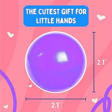 Playz 50 Mini Ball Pit Balls - Princess Edition - Soft, Plastic Mini Play Balls - Small, No Sharp Edges, Super Safe, Phthalate & BPA Free