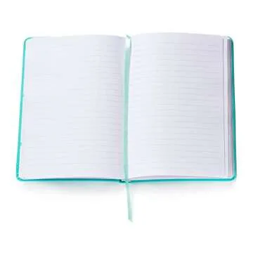 WORLD TRAVELER Eccolo Dayna Lee Collection Mint “You Got This” 8x6 Flexi-cover Journal/Notebook, Acid-free Lined Sheets