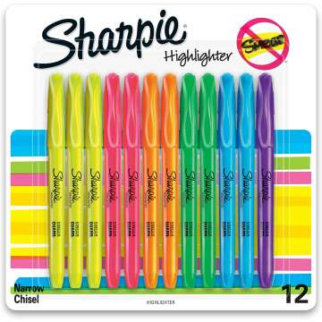 Sharpie Pocket Style Highlighters for School Supplies