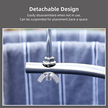 Space Saving WAIKAS 2-Pack Spiral Sheet Hanger