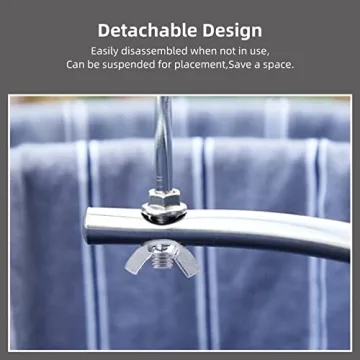 Space Saving WAIKAS 2-Pack Spiral Sheet Hanger