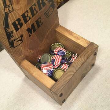 Personalized Bottle Opener with Cap Catcher for Gifts