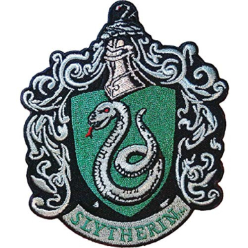 Ata-Boy Harry Potter Slytherin Crest Iron-On Patch - Perfect for Gifts and Crafting!