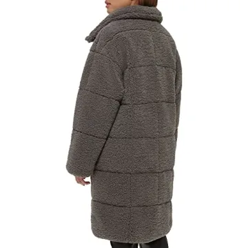 Levi's Long Length Quilted Teddy Coat for Women