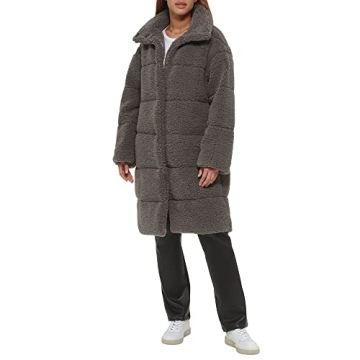 Levi's Long Length Quilted Teddy Coat for Women