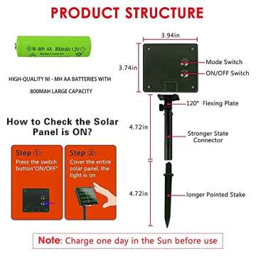 TW SHINE White Solar String Lights Outdoor, Total 160 FT 480 LED Solar Powered Waterproof Fairy Lights 8 Modes Copper Wire Lights for Christmas Party Tree Wedding Yard Decorations, 4 Pack