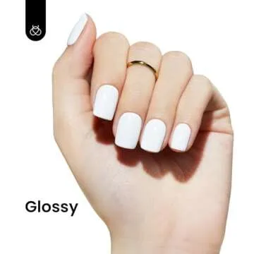 Beetles Gel Polish Set - 3 Pcs 15ml No Wipe Top & Base Coat, White Gel Polish, Soak Off Uv Nail Lamp...