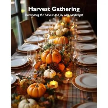 Homemory 24-Pack Flameless LED Tea Lights Candles Battery Operated, 200+Hour Fake Electric Candles TeaLights for Votive, Halloween, Ofrenda, Diya, Wedding Centerpiece Table Decor, Funeral, Christmas