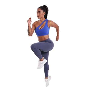 YOGASASA One Shoulder Sport Bra for Stylish Workouts