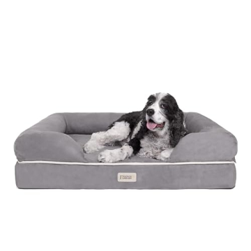 Friends Forever Large Orthopedic Dog Bed - Comfortable & Stylish