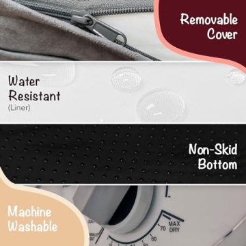 Friends Forever Large Orthopedic Dog Bed - Comfortable & Stylish