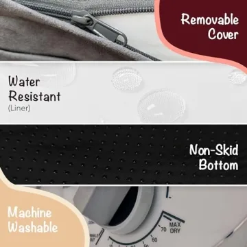 Friends Forever Large Orthopedic Dog Bed - Comfortable & Stylish