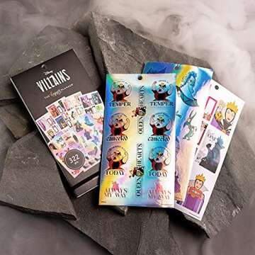The Happy Planner Sticker Value Pack - Planner & Scrapbooking Accessories - Disney Villains Elegance Theme - Multi- Color - Great for Planning & Projects - 30 Sticker Sheets