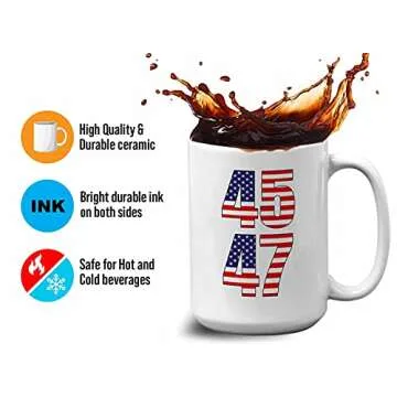 Bubble Hugs Coffee Mug for 47th Presidential Election