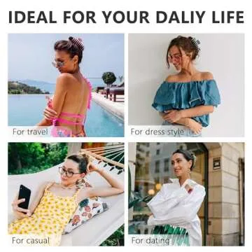 Beauty.H.C Large Hair Claw Clips for Women, Big Matte Hair Clips, Fashion Colorful Banana Hair Clips for Thick Curly Hair, Aesthetic Preppy Stuff for Teen Girls (4 Inches - 8 Pack)