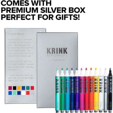 Krink K-42 12 Piece Vibrant Paint Marker Set