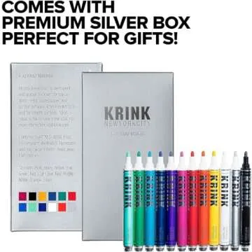 Krink K-42 12 Piece Vibrant Paint Marker Set