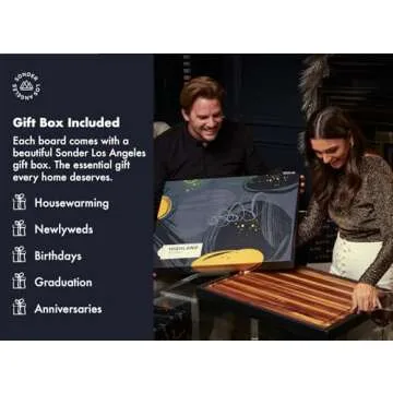 Sonder Los Angeles Teak Cutting Board with Juice Groove