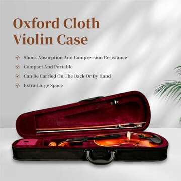 Premium PHOENIX 4/4 Violin Set with Accessories for All Skill Levels
