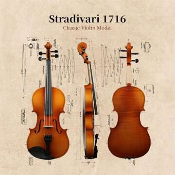 PHOENIX 4/4 Violin Set for Beginner & Professional Players