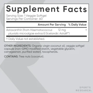 Powerful Vegan Astaxanthin Supplement for Health Benefits