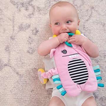 Dr. Brown's Gripebelt Heated Belly Band, Soothe Baby's Tummy with Gentle Warmth and Compression, Monster, 3m+, Pink