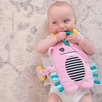 Dr. Brown's Gripebelt Heated Belly Band, Soothe Baby's Tummy with Gentle Warmth and Compression, Monster, 3m+, Pink