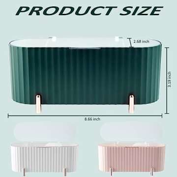 DIFENLUN 3 compartment swab box storage case, swab dispenser, swab caddy with lid, swab caddy, cotto...