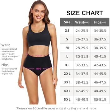 wirarpa Women’s Cotton High Waist Briefs for Comfort