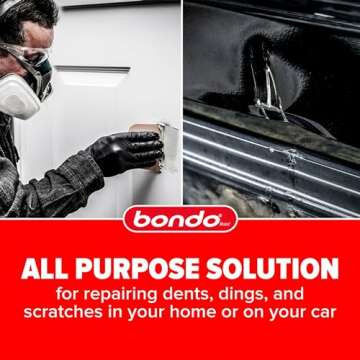 Bondo Body Filler, Original Formula for Easy Vehicle Repair & Restoration, 1.57 lb Can