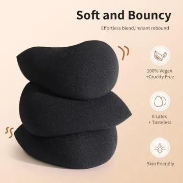 BEAKEY Makeup Sponge Set for Flawless Blending