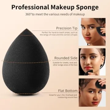 BEAKEY Makeup Sponge Set for Flawless Blending