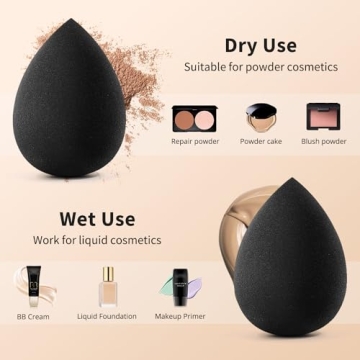 BEAKEY Makeup Sponge Set for Flawless Blending
