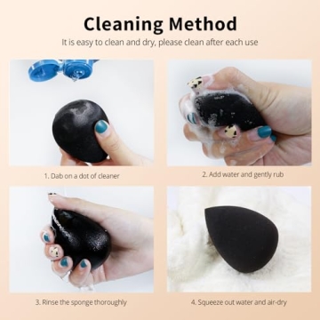 BEAKEY Makeup Sponge Set for Flawless Blending
