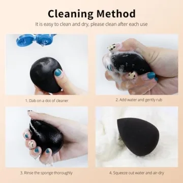 BEAKEY Makeup Sponge Set for Flawless Blending