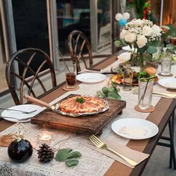 ReaNea Gold Dinner Forks 12 Pieces, Stainless Steel Titanium Gold Plating Table Forks for Home, Restaurant, Wedding, Parties, Events, Daily Use